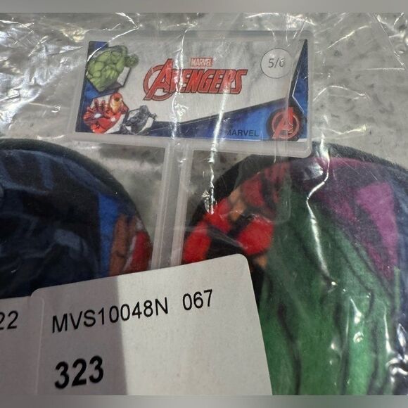 Marvel Marvel Baby Boys Avengers Slippers  - NWT size 5/6 - Picture 4 of 5